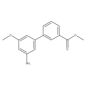 Methyl 3'-amino-5'-methoxy-[1,1'-biphenyl]-3-carboxylate Structure