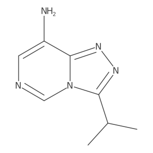 3-Isopropyl-[1,2,4]triazolo[4,3-c]pyrimidin-8-amine Structure
