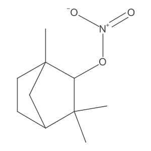 (1,3,3-Trimethylnorbornan-2-yl) nitrate结构式