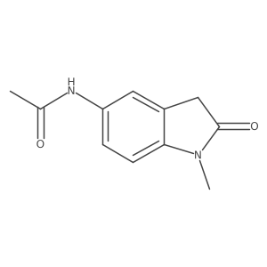 N-(1-methyl-2-oxoindolin-5-yl)acetamide Structure