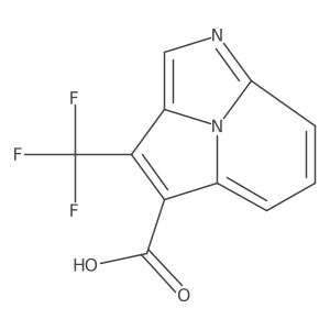 3-(Trifluoromethyl)imidazo[5,1,2-cd]indolizine-4-carboxylic acid Structure