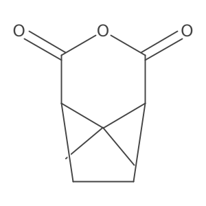 8,8-Dimethyl-3-oxabicyclo[3.2.1]octane-2,4-dione结构式