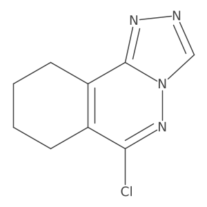 6-Chloro-7,8,9,10-tetrahydro-[1,2,4]triazolo[3,4-a]phthalazine结构式