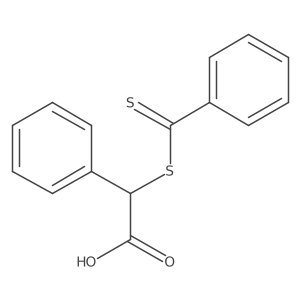 2-Phenyl-2-((phenylcarbonothioyl)thio)aceticacid Structure