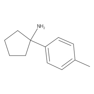1-(4-Methylphenyl)cyclopentanamine Structure