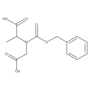 (2S)-2-{[(benzyloxy)carbonyl](carboxymethyl)amino}propanoic acid Structure