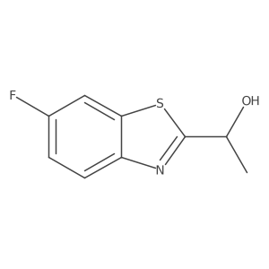 6-Fluoro-alpha-methylbenzothiazole-2-methanol结构式