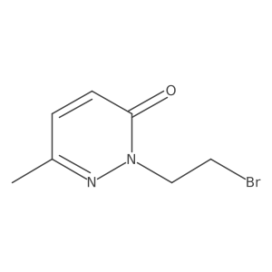 2-(2-Bromoethyl)-6-methylpyridazin-3-one Structure