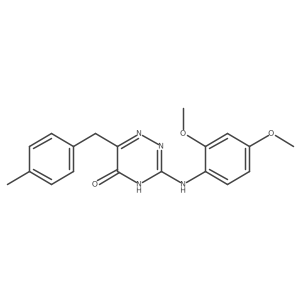 3-((2,4-dimethoxyphenyl)amino)-6-(4-methylbenzyl)-1,2,4-triazin-5(4H)-one Structure