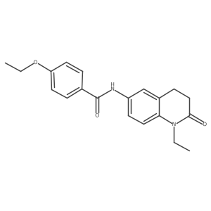 4-ethoxy-N-(1-ethyl-2-oxo-1,2,3,4-tetrahydroquinolin-6-yl)benzamide Structure