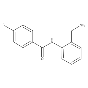 N-[2-(Aminomethyl)phenyl]-4-fluorobenzamide结构式