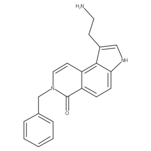 1-(2-aminoethyl)-7-benzyl-3H,7H-pyrrolo[3,2-f]isoquinolin-6-one结构式