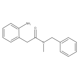 2-(2-aminophenyl)-N-benzyl-N-methylacetamide结构式