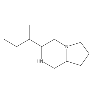 (3S,8AR)-3-[(1S)-1-Methylpropyl]octahydropyrrolo[1,2-a]pyrazine Structure