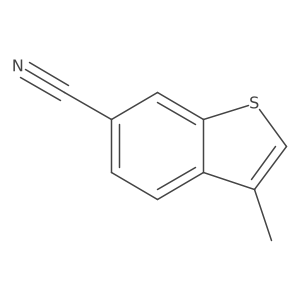 3-Methylbenzo[b]thiophene-6-carbonitrile Structure