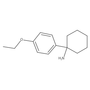 1-(4-Ethoxyphenyl)cyclohexan-1-amine结构式