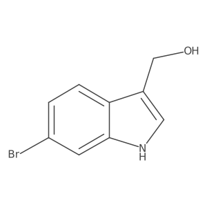 (6-bromo-1H-indol-3-yl)methanol Structure