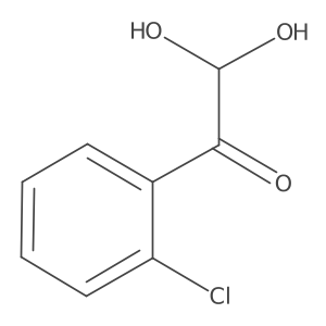 1-(2-Chlorophenyl)-2,2-dihydroxyethanone结构式