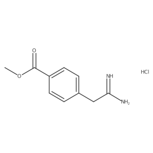Methyl 4-(2-amino-2-iminoethyl)benzoate hydrochloride结构式