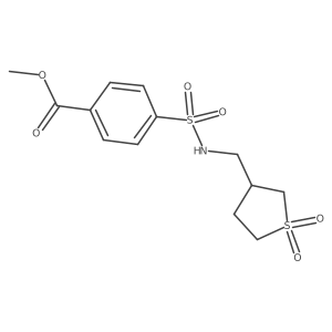 Methyl 4-{[(1,1-dioxo-1lambda6-thiolan-3-yl)methyl]sulfamoyl}benzoate Structure