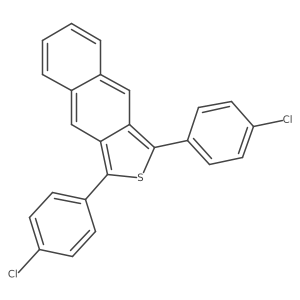1,3-Bis(4-chlorophenyl)naphtho[2,3-c]thiophene Structure