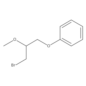 (3-Bromo-2-methoxypropoxy)benzene结构式