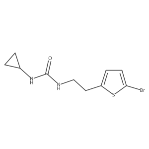 O=C(NCCc1ccc(Br)s1)NC1CC1结构式