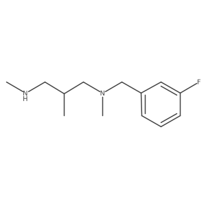 N1-[(3-Fluorophenyl)methyl]-N1,N3,2-trimethyl-1,3-propanediamine结构式