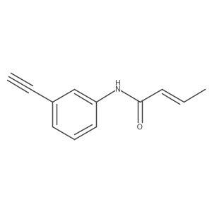 N-(3-ethynylphenyl)but-2-enamide结构式