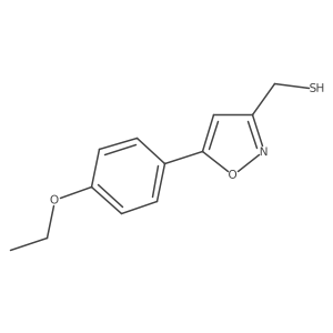 [5-(4-Ethoxyphenyl)-1,2-oxazol-3-yl]methanethiol Structure