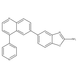 5-[4-(4-Pyridinyl)-6-quinolinyl]-2-benzoxazolamine Structure