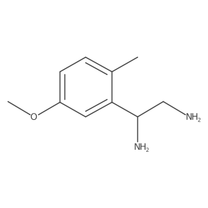 (1S)-1-(5-Methoxy-2-methylphenyl)ethane-1,2-diamine Structure