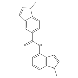 1-methyl-N-(1-methyl-1H-indol-4-yl)-1H-indole-5-carboxamide Structure