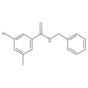N-Benzyl-3-bromo-5-fluorobenzamide Structure