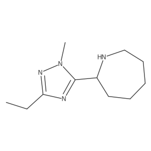 2-(3-ethyl-1-methyl-1H-1,2,4-triazol-5-yl)azepane Structure