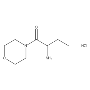 (2S)-2-amino-1-morpholino-butan-1-one hydrochloride结构式