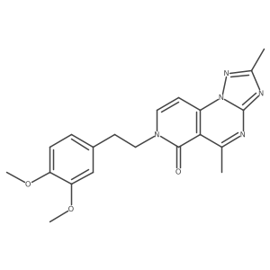7-[2-(3,4-dimethoxyphenyl)ethyl]-2,5-dimethylpyrido[3,4-e][1,2,4]triazolo[1,5-a]pyrimidin-6(7H)-one结构式