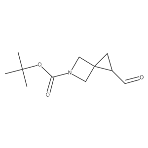 Tert-butyl 1-formyl-5-azaspiro[2.3]hexane-5-carboxylate结构式