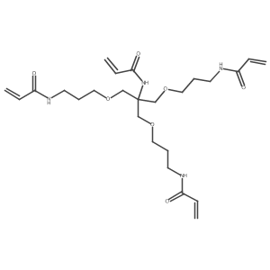 N,Na(2)-[[2-[(1-Oxo-2-propen-1-yl)amino]-2-[[3-[(1-oxo-2-propen-1-yl)amino]propoxy]methyl]-1,3-propanediyl]bis(oxy-3,1-propanediyl)]bis[2-propenamide]结构式