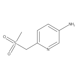 6-(Methylsulfonylmethyl)pyridin-3-amine Structure