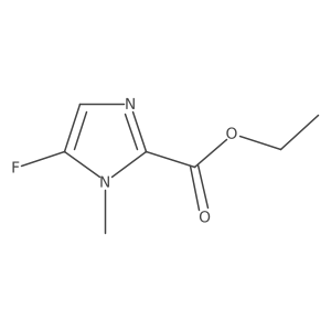 Ethyl 5-fluoro-1-methyl-1H-imidazole-2-carboxylate结构式