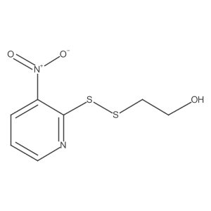 2-((3-Nitropyridin-2-yl)disulfanyl)ethan-1-ol结构式