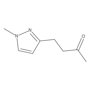 4-(1-methyl-1H-pyrazol-3-yl)butan-2-one Structure