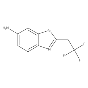 2-(2,2,2-Trifluoroethyl)-1,3-benzothiazol-6-amine Structure