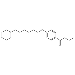 Ethyl 4-[[6-(4-morpholinyl)hexyl]oxy]benzoate Structure
