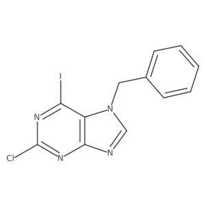 7-Benzyl-2-chloro-6-iodo-7H-purine结构式