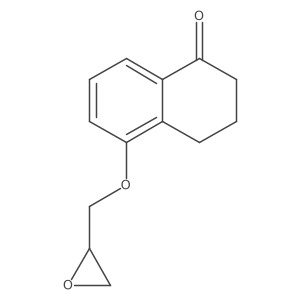 (S)-3,4-Dihydro-5-(oxiranylmethoxy)-1(2H)-naphthalenone结构式