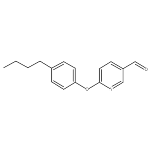 6-(4-Butylphenoxy)-3-pyridinecarboxaldehyde Structure
