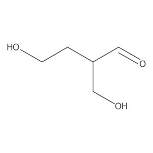 4-Hydroxy-2-(hydroxymethyl)butanal结构式