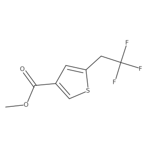 Methyl 5-(2,2,2-trifluoroethyl)thiophene-3-carboxylate Structure